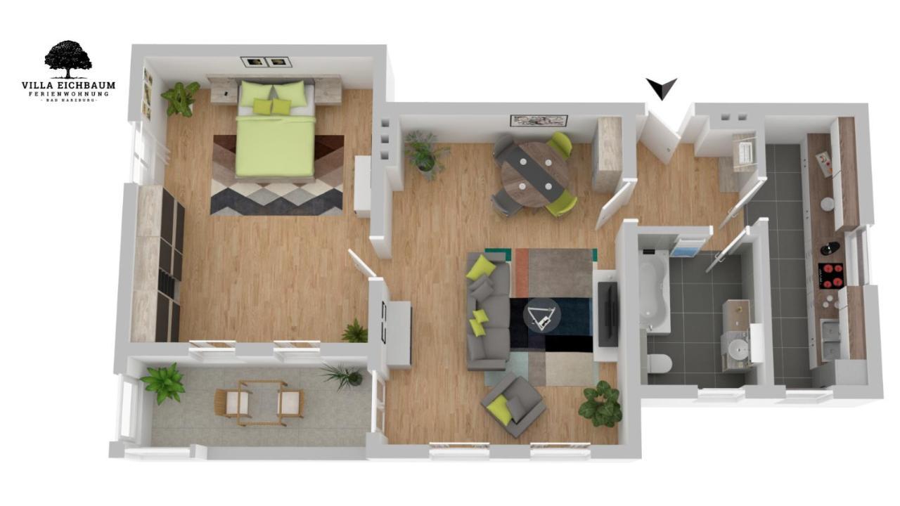 Ferienwohnung: Villa Eichbaum باد هازبرغ المظهر الخارجي الصورة
